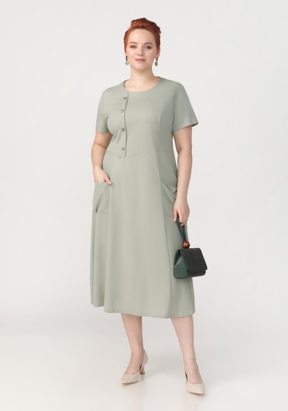 Платье свободного кроя Нинель шир.  580, рис. 4