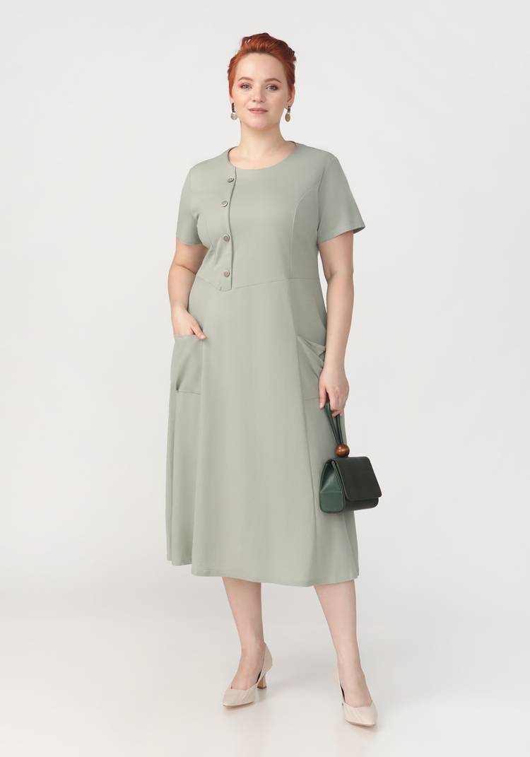 Платье свободного кроя Нинель шир.  750, рис. 4