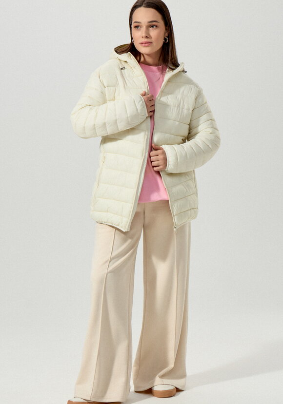 Куртка легкая стеганая с капюшоном шир.  580, рис. 10