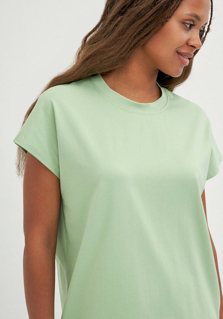 Футболка базовая со спущенным плечом шир.  750, рис. 36