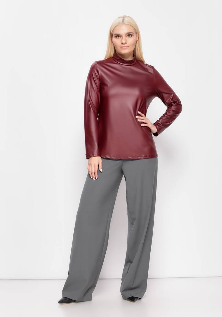 Водолазка из экокожи шир.  750, рис. 14