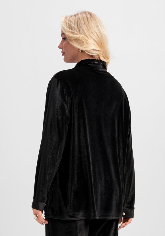 Блуза с дизайнерскими пуговицами шир.  580, рис. 12