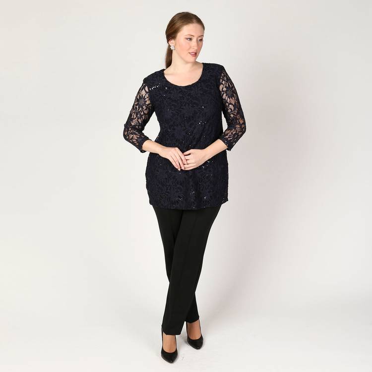 Туника из ажурной ткани шир.  750, рис. 31