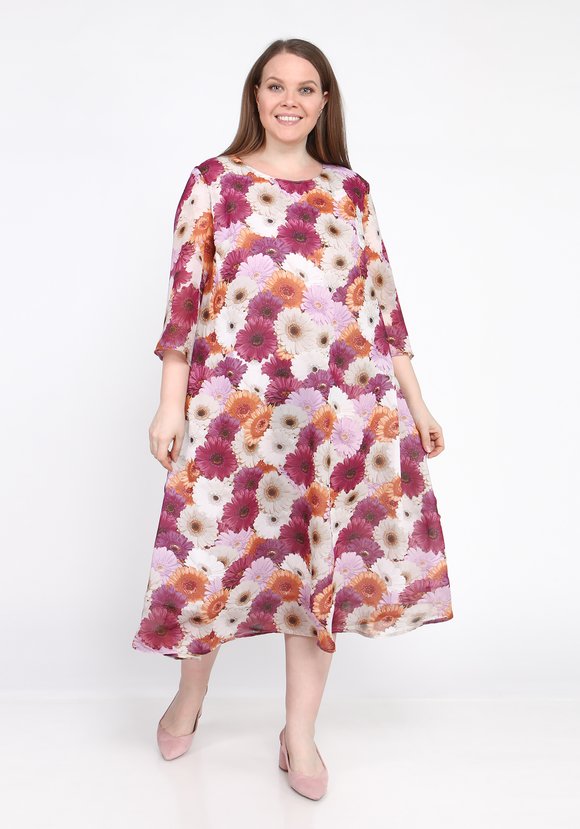 Платье с цветочным принтом Фанни шир.  580, рис. 5