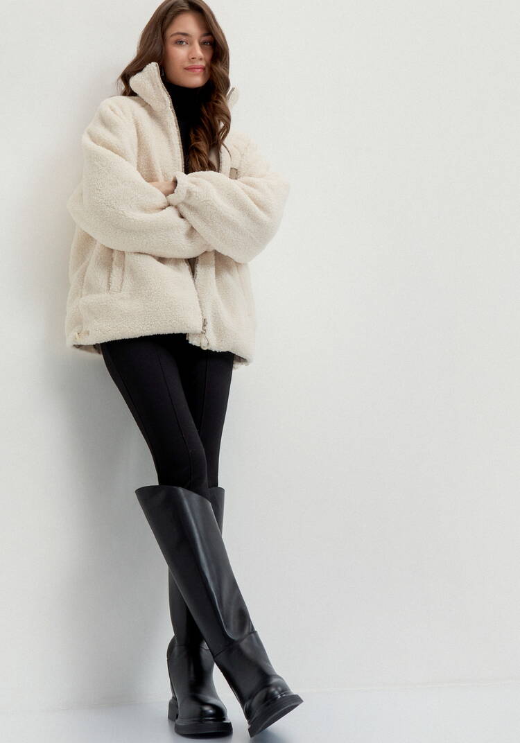 Двусторонняя куртка с высоким воротом шир.  750, рис. 9