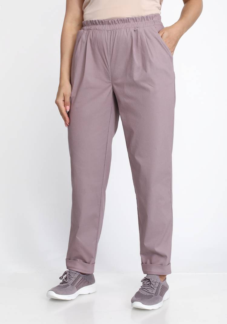 Брюки укороченные полуприлегающего силуэта шир.  750, рис. 9