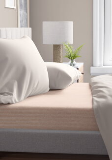 Простыня на резинке Шелковая полоса