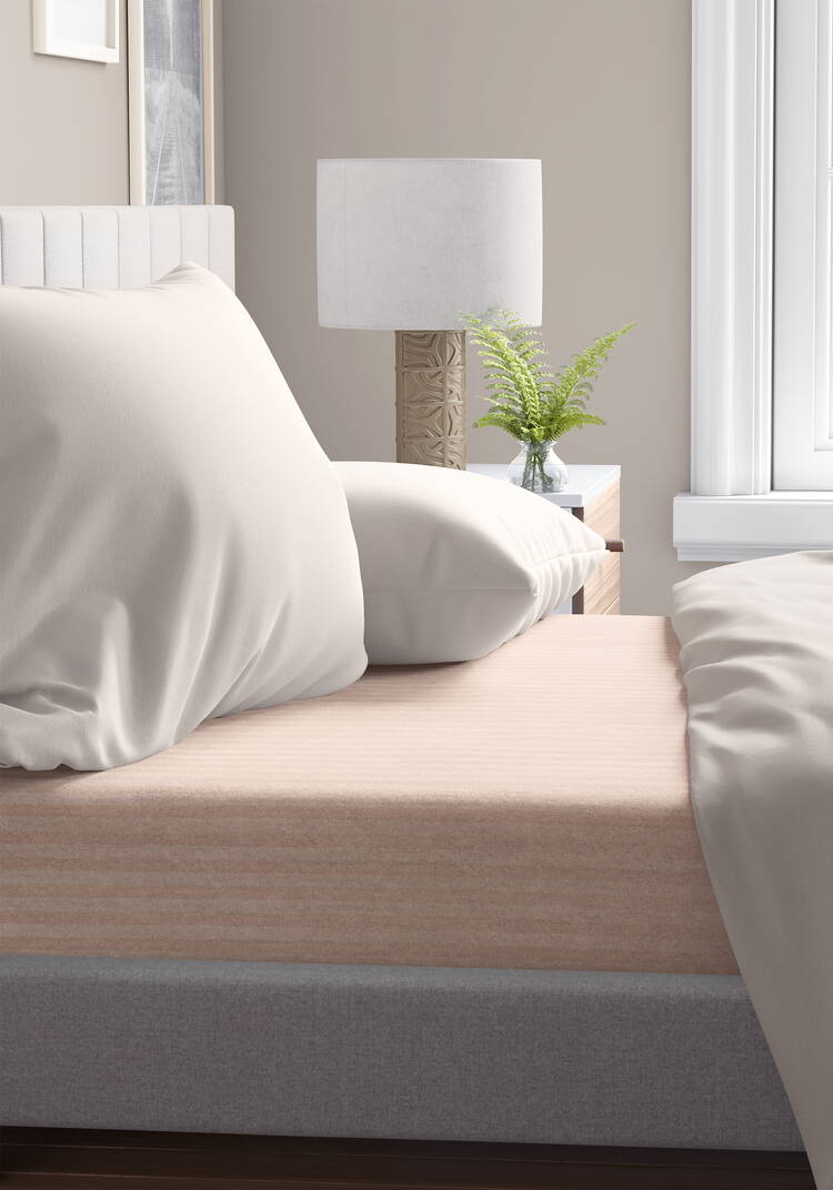 Простыня на резинке Шелковая полоса шир.  750, рис. 11