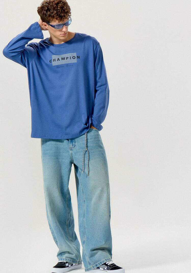 Лонгсливы с лаконичным принтом, 2 шт. шир.  750, рис. 35