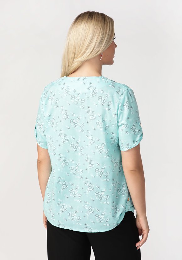 Блуза Геометрическая красота шир.  580, рис. 12