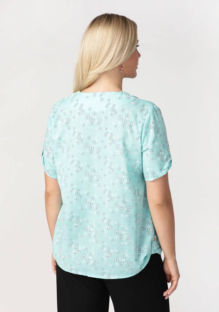 Блуза Геометрическая красота шир.  750, рис. 12