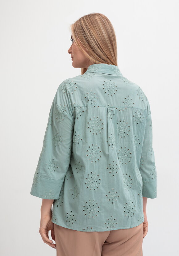 Блуза свободного кроя с шитьем шир.  580, рис. 8