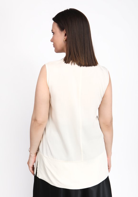 Блуза базовая без рукавов шир.  580, рис. 14