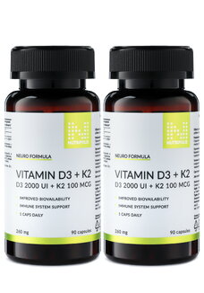 Комплекс Витамин Д3 + K2, 2 шт.