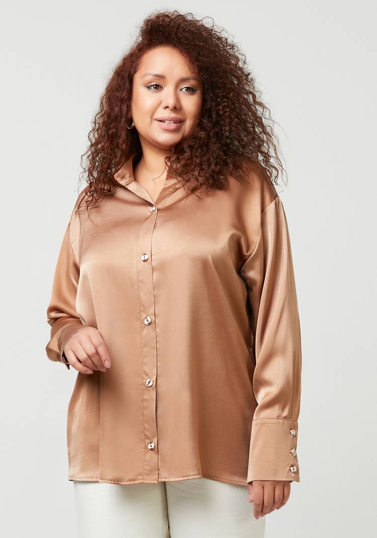 Блуза на пуговицах с широким манжетом шир.  750, рис. 1