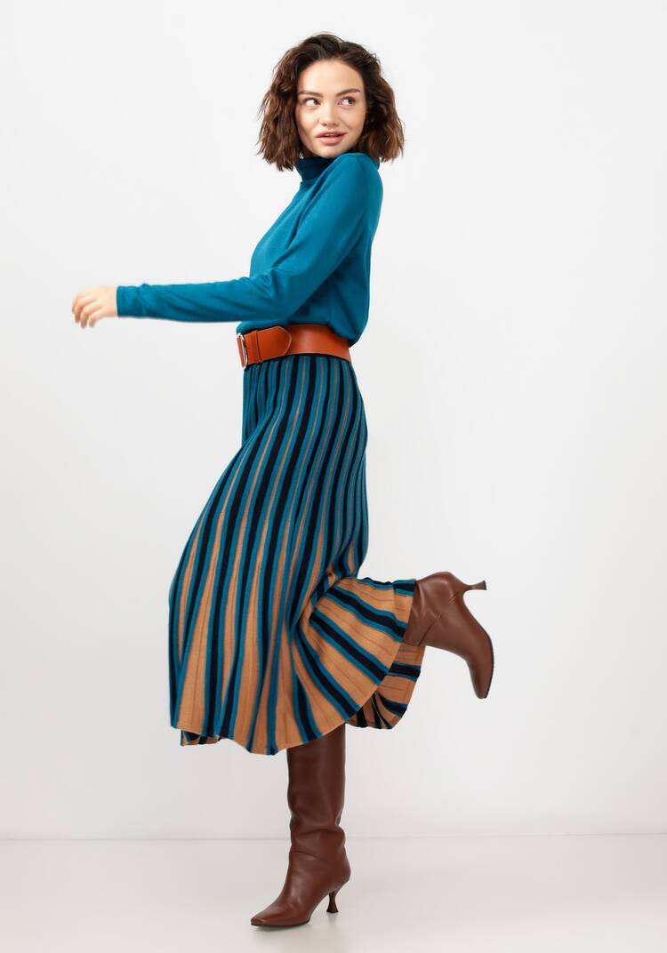 Юбка плиссе мультиколор шир.  750, рис. 6