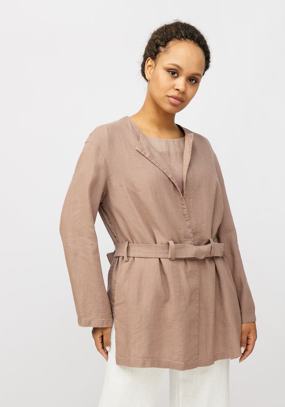 Кардиган женский с поясом Элеонора шир.  580, рис. 12