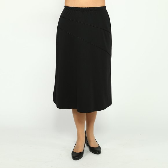 Юбка-трапеция на резинке шир.  580, рис. 1