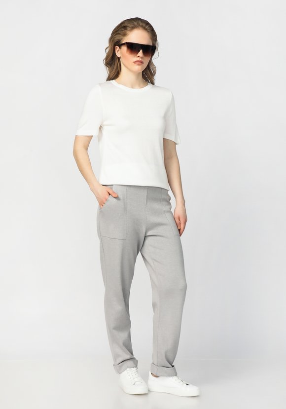 Брюки на широкой эластичной резинке шир.  580, рис. 10