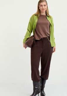 Брюки прямые с дeкором