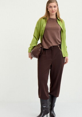 Брюки прямые с дeкором