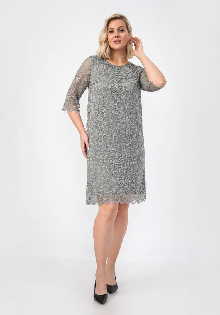 Платье из эластичного гипюра шир.  750, рис. 14