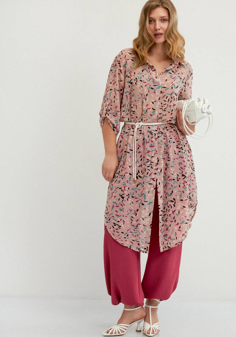 Рубашка с рукавом 7/8 и патами шир.  750, рис. 10