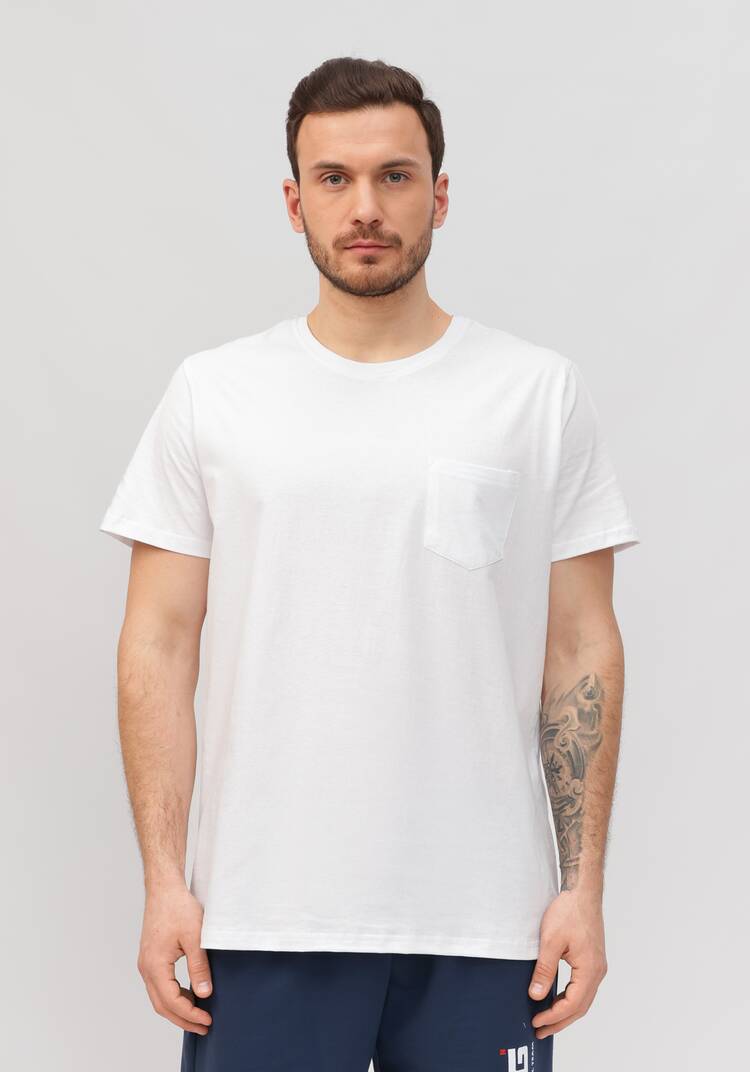 Футболка с накладным карманом шир.  750, рис. 4