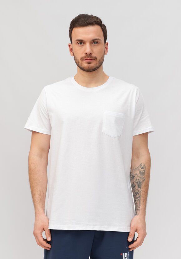 Футболка с накладным карманом шир.  580, рис. 4