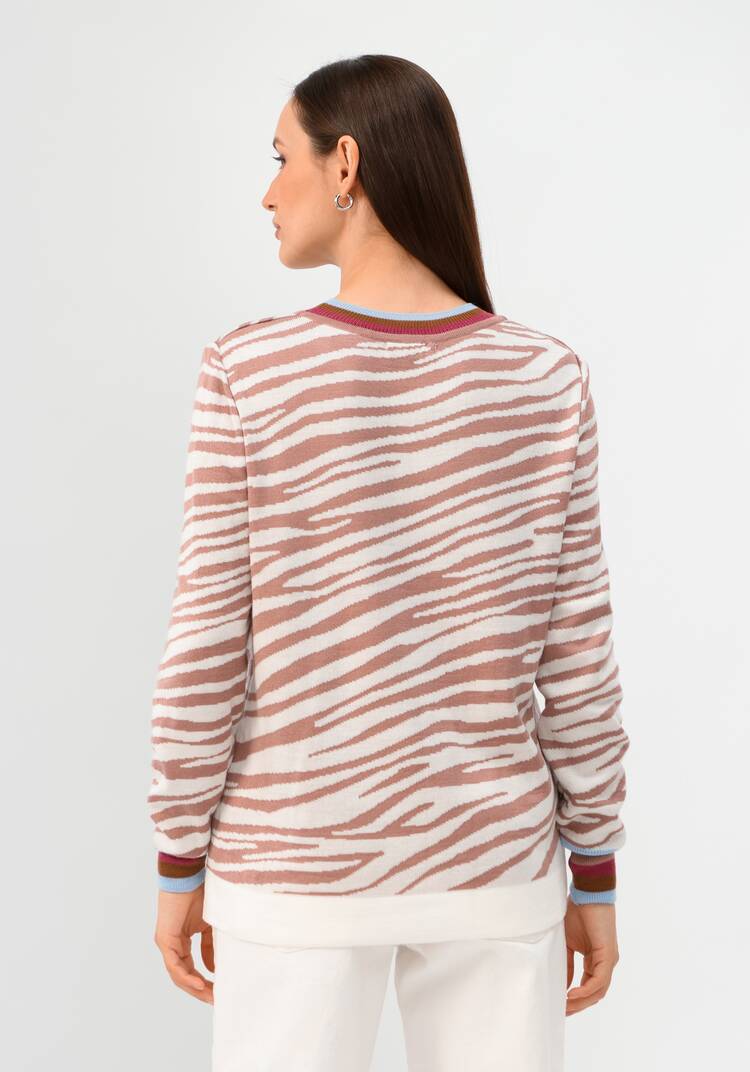 Джемпер с жаккардовым рисунком шир.  750, рис. 3