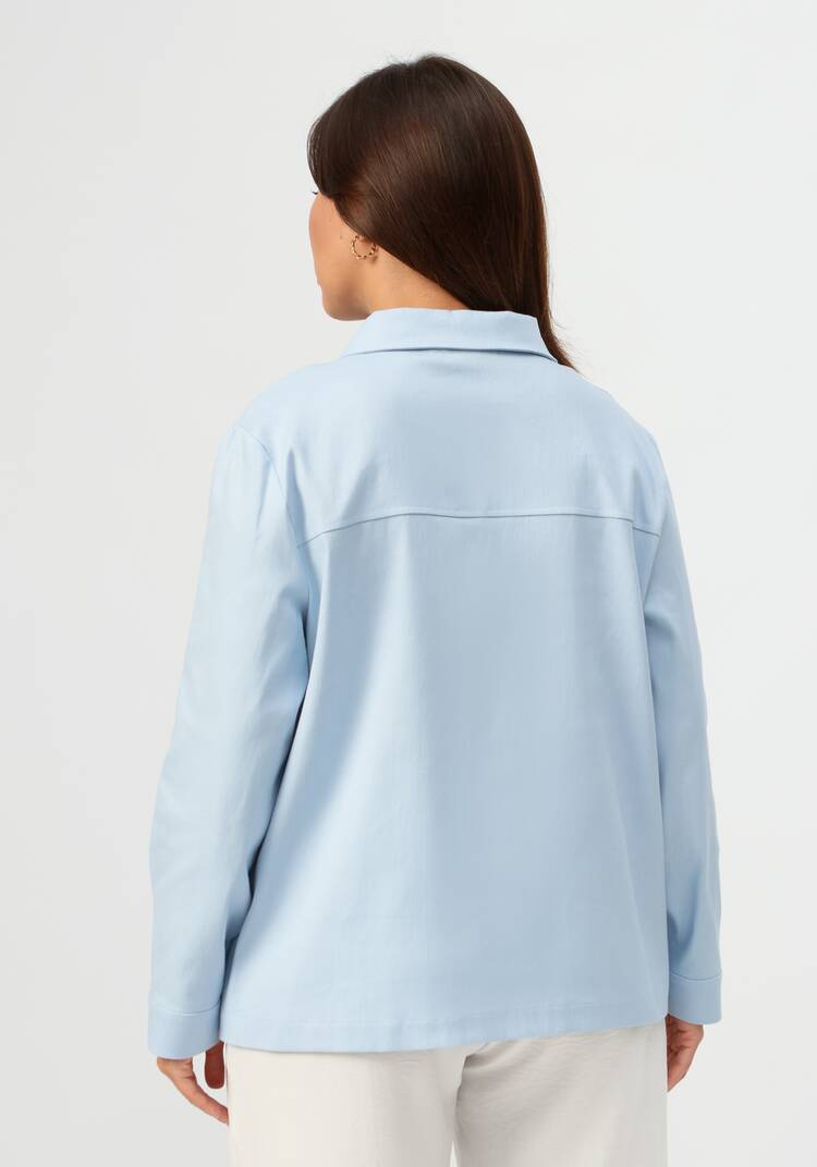 Джинсовая куртка на железных пуговицах шир.  750, рис. 3