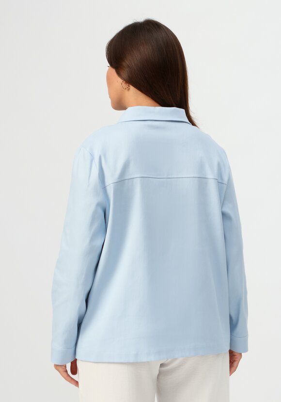 Джинсовая куртка на железных пуговицах шир.  580, рис. 3