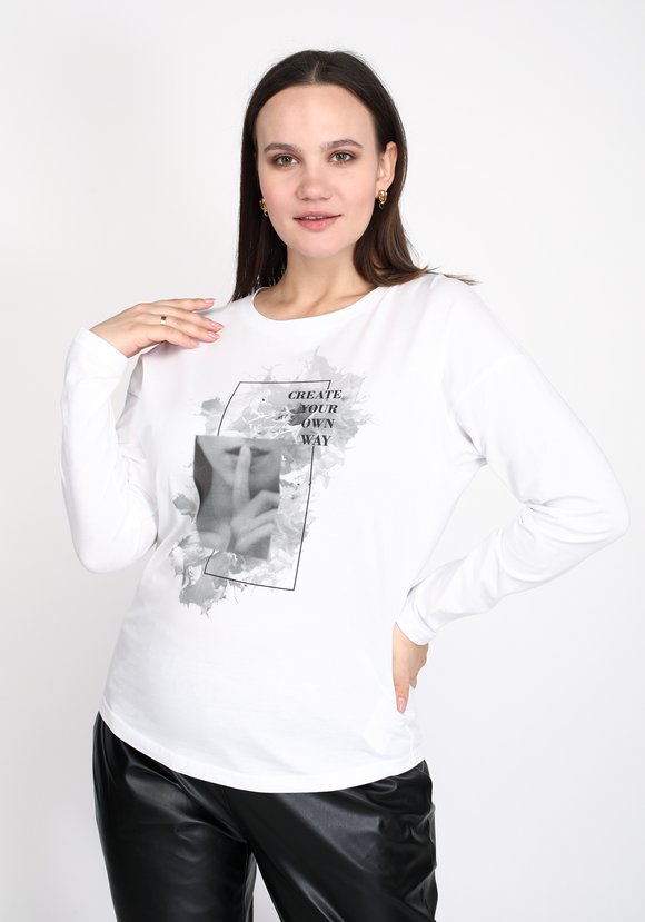 Лонгслив Шёпот сердца шир.  580, рис. 5