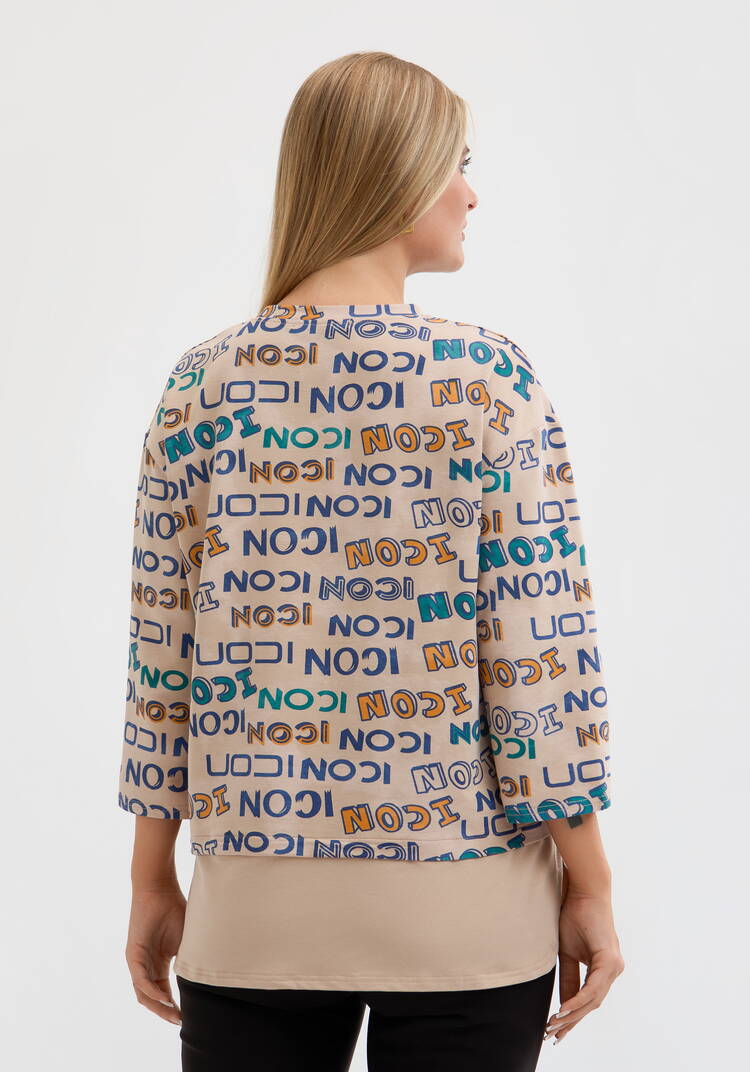 Блуза Евгения шир.  750, рис. 21