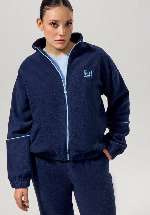 Толстовка из флиса с контрастной молнией шир.  580, рис. 13