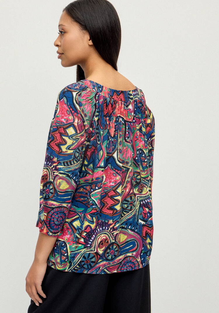 Блуза Мозайка нежности шир.  750, рис. 11