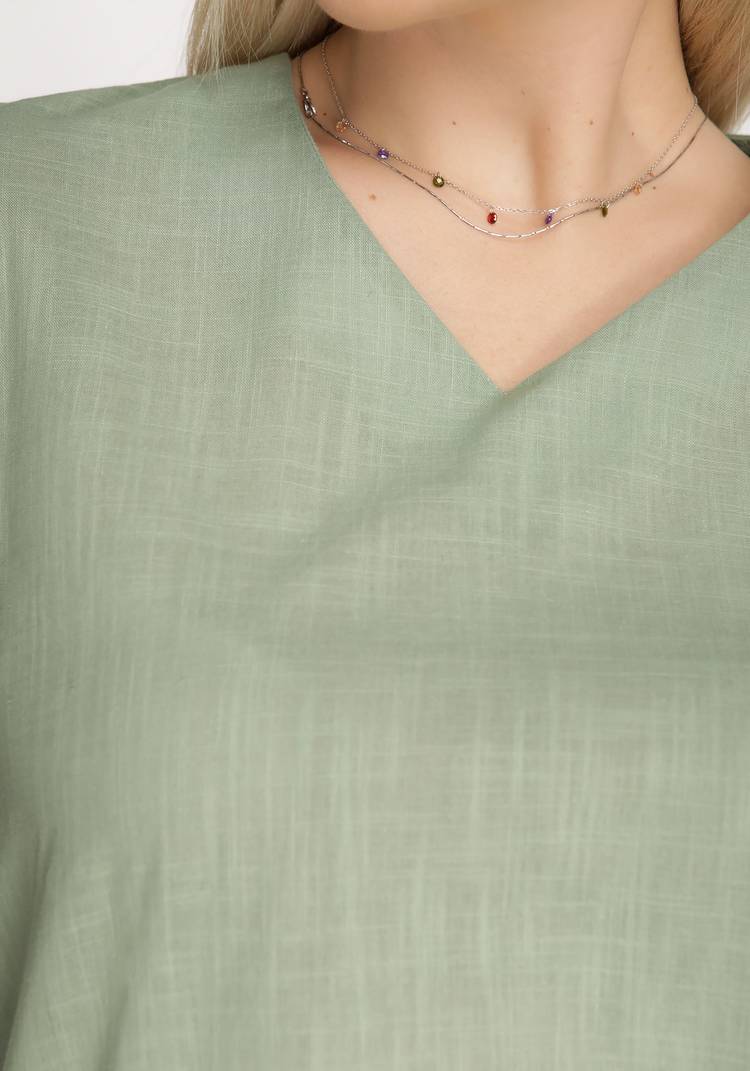 Туника свободного кроя Льняная палитра шир.  750, рис. 16