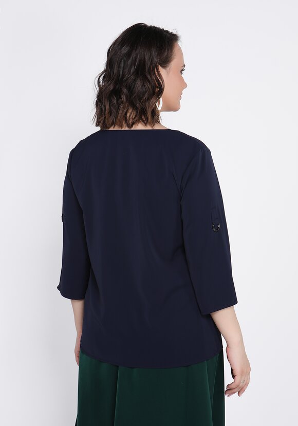 Блуза на молнии Изабелла шир.  580, рис. 7