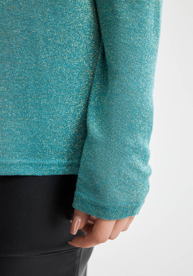 Водолазка Коко с люрексом шир.  750, рис. 10