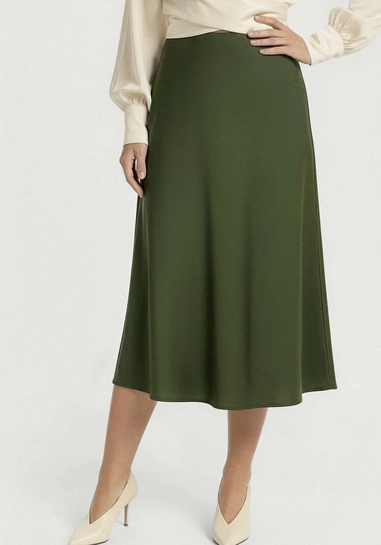 Юбка шелковая на резинке по поясу шир.  750, рис. 2