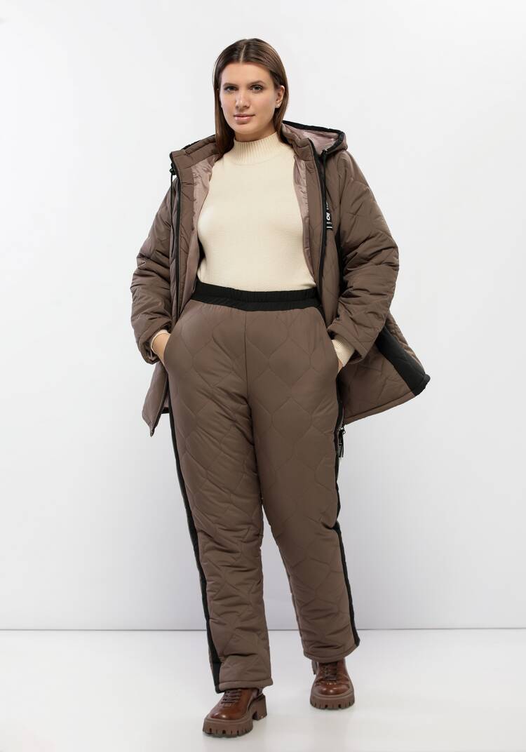 Брюки утепленные с лампасами шир.  750, рис. 24