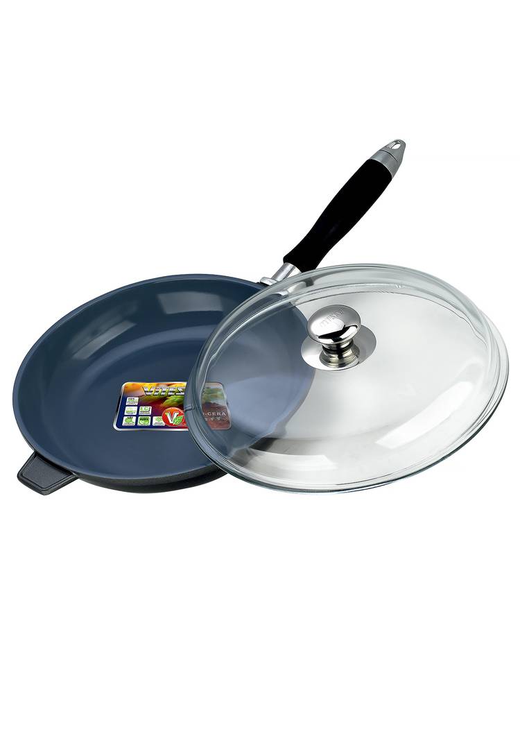 Сковорода с крышкой и съемной ручкой шир.  750, рис. 1