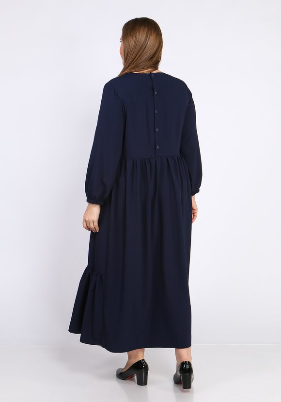 Платье-макси в стиле Бохо шир.  580, рис. 4