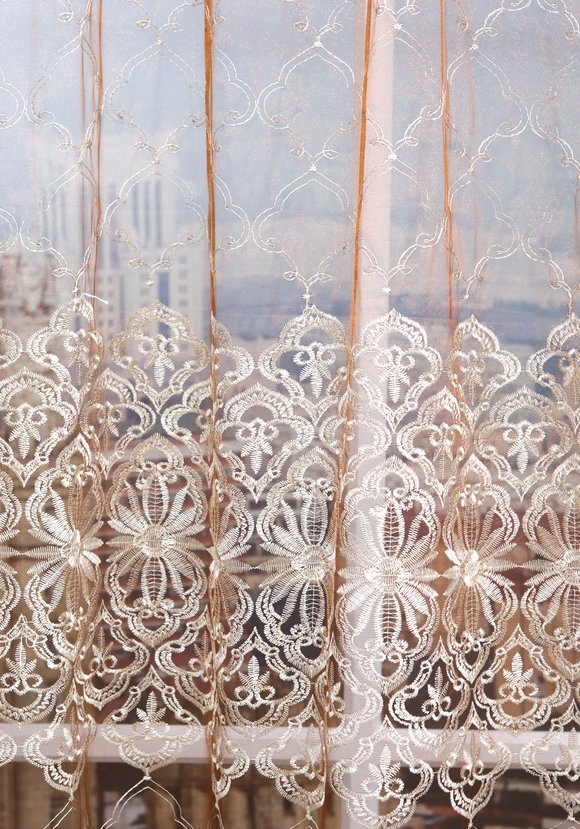 Комплект тюля с вышивкой Бонжур шир.  580, рис. 3