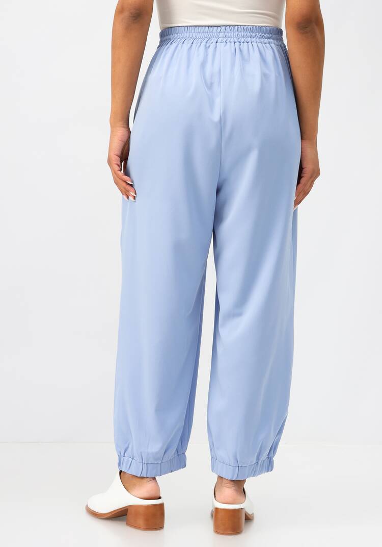 Брюки бананы на резинке с карманами шир.  750, рис. 27