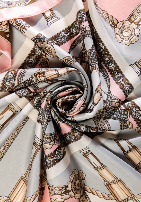 Платок шелковый Лиона шир.  580, рис. 23