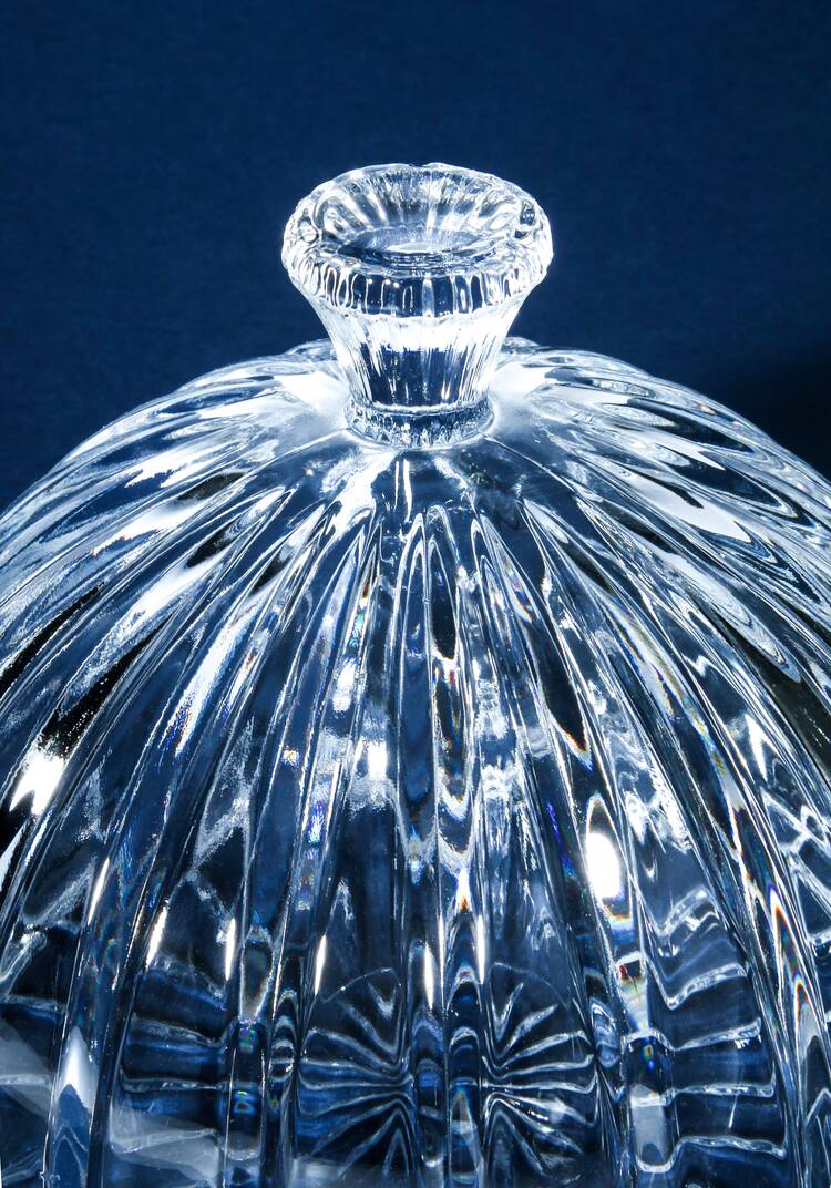 Стеклянное блюдо с крышкой шир.  750, рис. 14