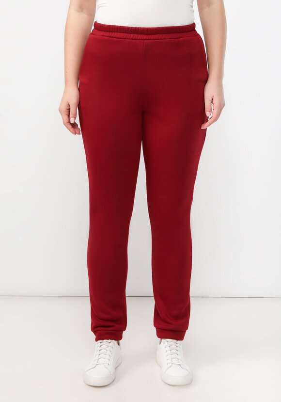 Брюки прямые утепленные на резинке шир.  580, рис. 18