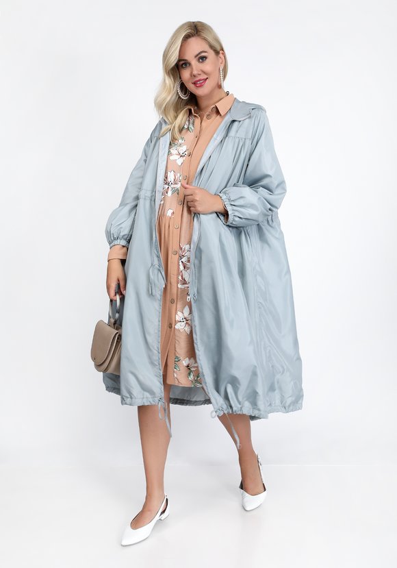 Плащ-парка с капюшоном шир.  580, рис. 13