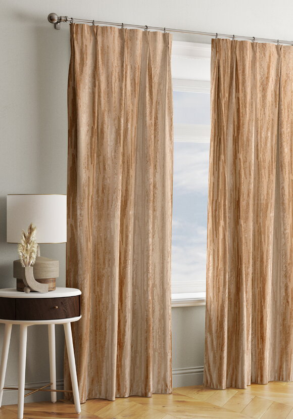 Портьера из бархата Лунная дорожка шир.  580, рис. 1